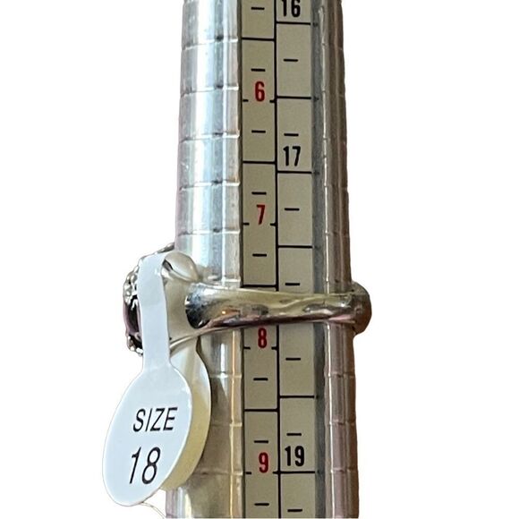 NWT rhinestone ring with black gecko design ring US size 8 - Picture 8 of 8